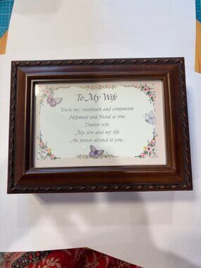 Sankyo Music Jewelry Box-“What a Friend We Have in Jesus"Great for Mother’s Day